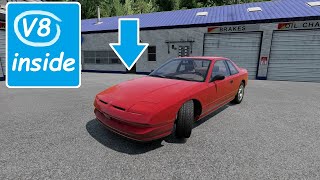 BeamNG.drive (Update 0.32) East Coast, USA  1990 Ibishu 240BX Coupe LX (V8 Swap)