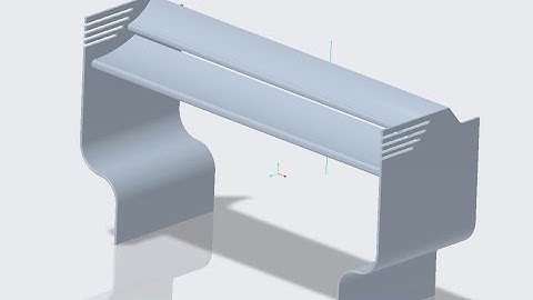 Formula 1 rear wing creo parametric 3d model