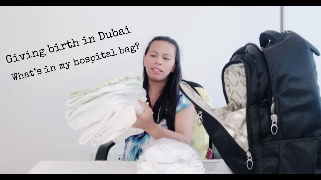 What's in my hospital bag? Giving birth in Dubai. YouTube