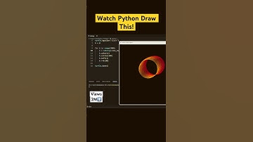 Python drawing a spirograph using Turtle graphics #turtlegraphics #pythonshorts #pythonturtle #short