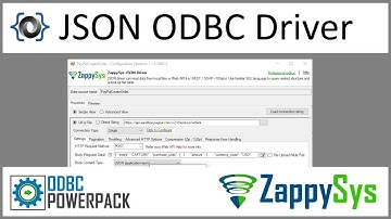 ODBC JSON Driver - Used to read/write data from Web API/Cloud Data sources or Local JSON files