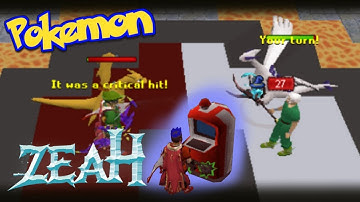 Pokemon BATTLES on a RSPS! | New CRAZY custom server | Huge Giveaway (3 winners) | Zeah rsps