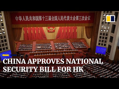 China’s top legislature approves national security bill for Hong Kong