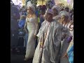 Royalty...👑👑👑 Alaafin of Oyo and wives dance with K1