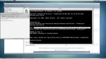 Oracle Database how to change archive log directory