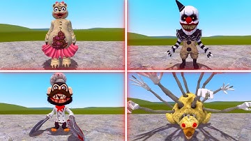 PLAYING AS ALL DARK DECEPTION CHAPTERS 1-4 NPCs In Garry