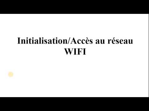 Réseaux | 38 - Accès au réseau WiFi + Authentification