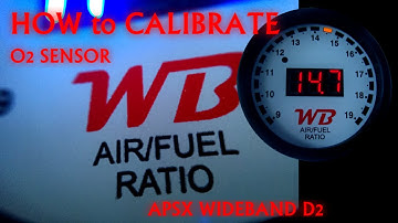 How to Calibrate WB D2 AFR GAUGE at Open Air