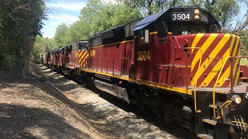 Chasing SWP 3504 On The SWP Railroad