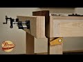 Clever Quick Release Pipe Clamp Vise for my Workbench