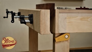 Clever Quick Release Pipe Clamp Vise for my Workbench