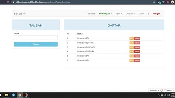 VIDEO PRESENTASI SPK PENENTUAN PENERIMA BEASISWA