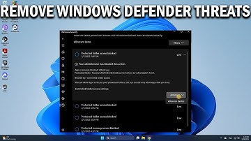 How To Remove Threats Found by Windows Defender - Easy Fix