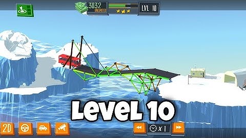 BUILD A BRIDGE LEVEL 10 (3 STAR)