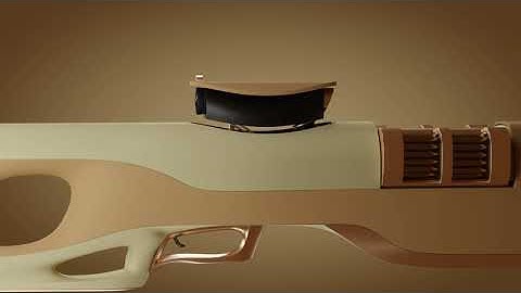 Blender Rifle animation