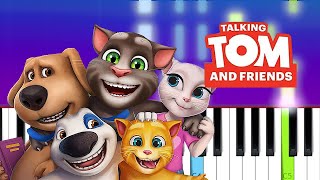 Talking Tom and Angela singing You Get Me  (Piano Tutorial)