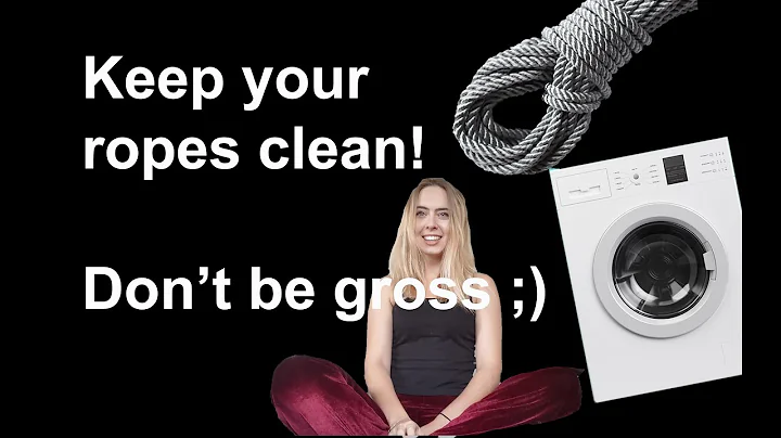Lava tus cuerdas de shibari correctamente ¡Mantén tus cuerdas limpias!