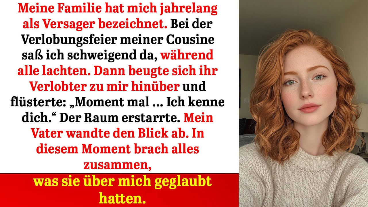 Sie nannten mich jahrelang einen Versager – bis der Verlobte meiner Cousine mich erkannte