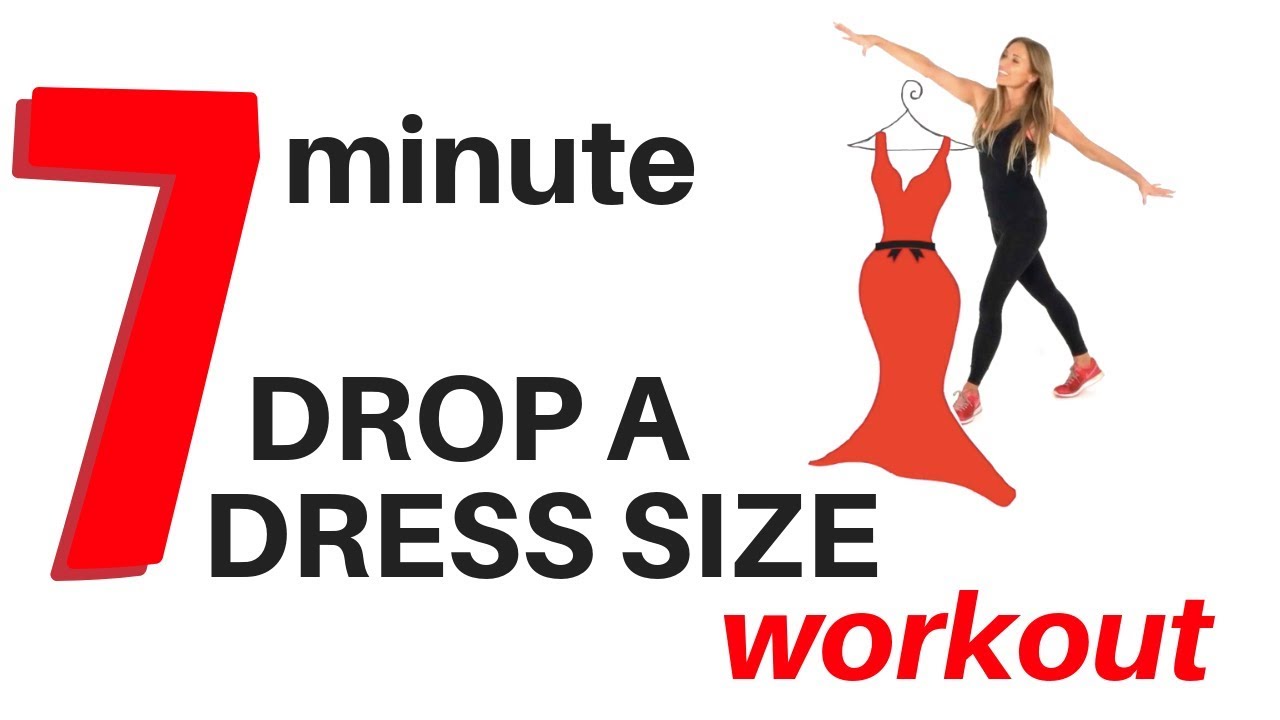 7 MINUTE WORKOUT - DROP A DRESS SIZE - 7 DAY HOME WORKOUT EXERCISE  CHALLENGE - YouTube
