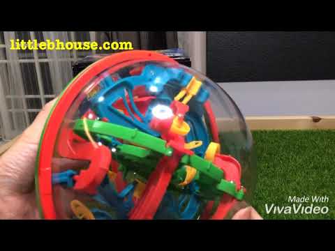 [Little B House] 3D Magic Maze Ball 100 Levels Large Intellectual UFO Maze Ball Toys - BT174