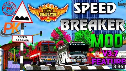 SPEED BREAKER AND BORD NAME CHANGE MOD Bussid For Bus Simulator Indonesia #map