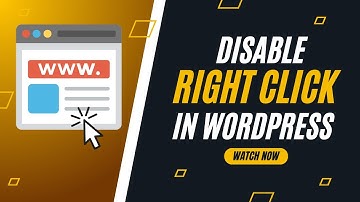 How to disable right click on WordPress website (Content Protection)