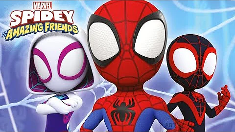 Spidey and his amazing friends - Go Team Spidey! - Read Aloud Storybook #spidey @disneyjunior‬