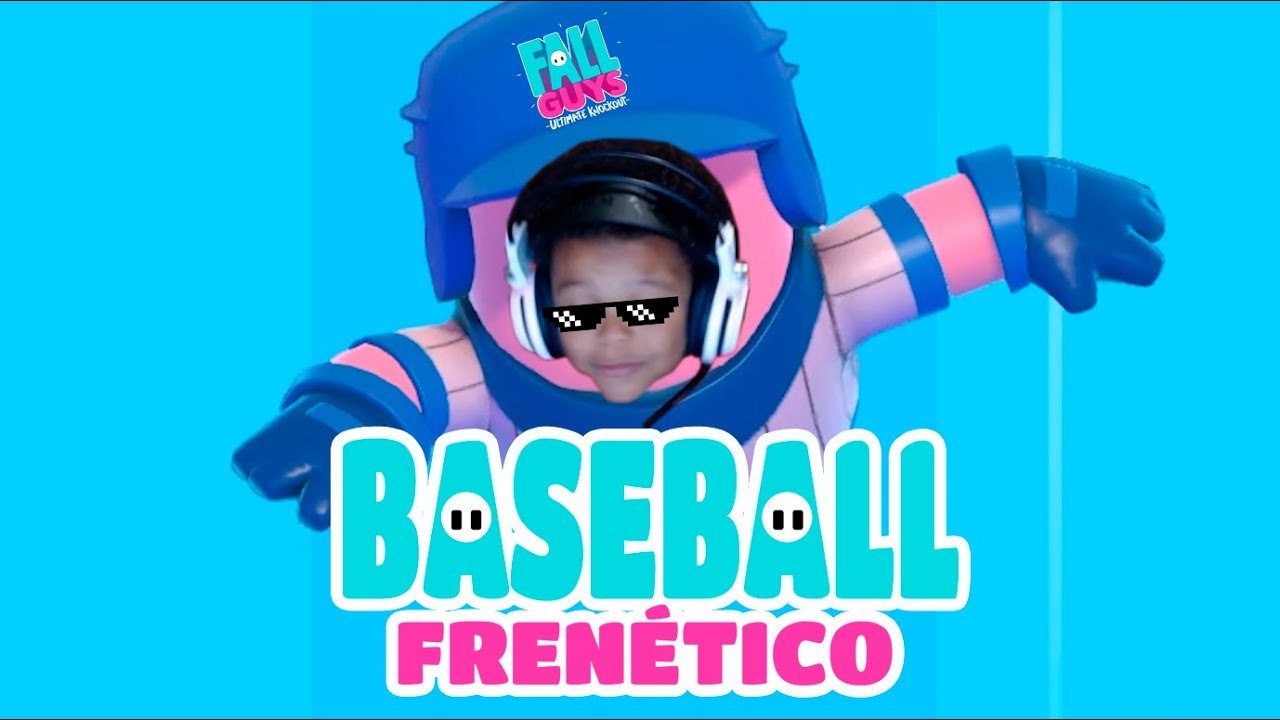 Fall Guys e a skin do Baseball Frenético