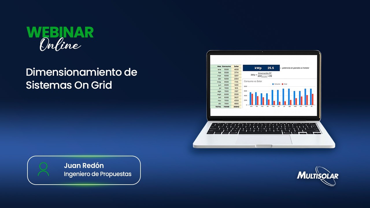 Dimensionamiento de sistemas on grid