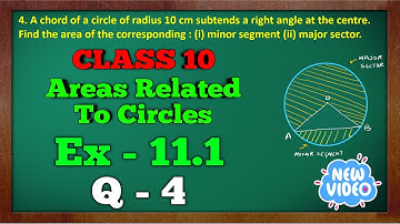 Ex 11.1 Q4 | Areas Related To Circles | Chapter 11 | Class 10 Maths | NCERT