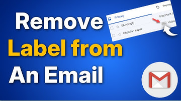 How to Remove Label from an Email from Gmail