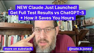 NEW Claude Just Launched! Get Full Test Results vs. ChatGPT-5 + How it Saves You Hours