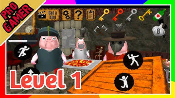 Piggy Doctor neighbor Escape Level 1 Gameplay | Offline game | Pro Gamer