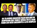 DG VLADIMIR PARAISON PRAN NAN KOU PA KONPRANN ERIC PRINCE WOULE PEYI A NAN FARIN SOU KOZE ENSEKIRITE