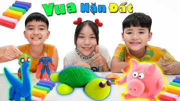 Thử Thách Nặn Đất Sét Theo Vật Mẫu ♥ Minh Khoa TV