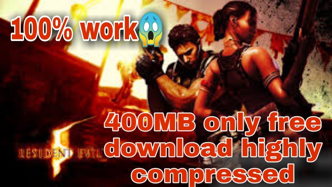 Download Resident evil 5 Any android phone.100% work. 