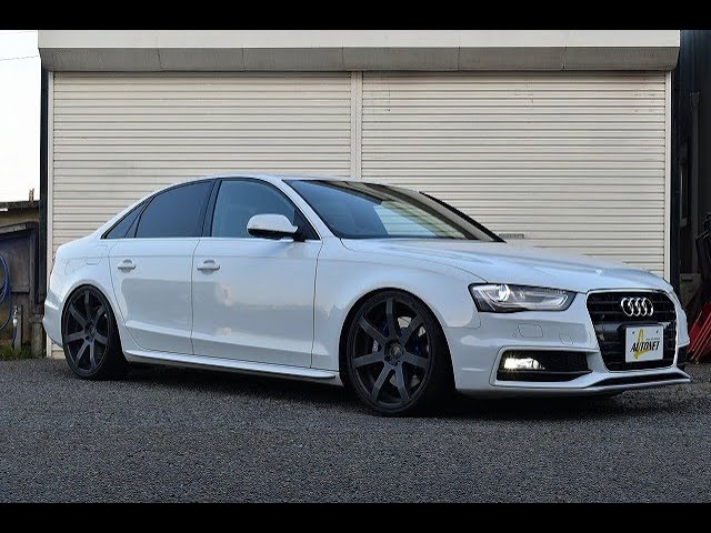 平成25年 後期 アウディ A4【2.0TFSI Sライン】GRORA20インチAW KW車