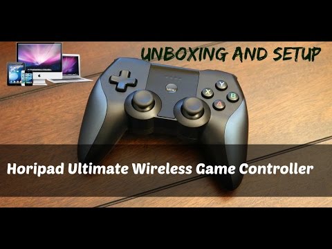 Horipad Ultimate Wireless Game Controller For Iphone Ipad Ipod Apple Tv Unboxing And Setup Youtube