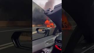 car accident,Dashcam shows Louisville bridge crash that left semi hanging over Ohio River