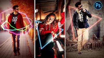NEON GLOWING TRIANGLE EFFECT Latest EDITING - 2018 Tutorial
