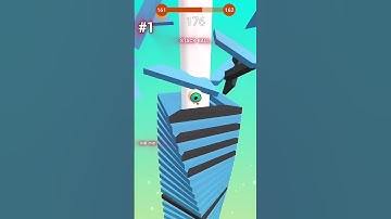 stack ball - crash platforms shorts || level 161 || #foryou #foryoupage #stackball #shorts