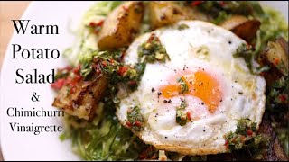 Warm Potato Salad & Chimichurri Vinaigrette