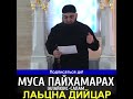 УМАР ХЕХОЕВ МУСА ПАЙХАМАРАХ 1АЛАЙХ1ИС-САЛАМ ЛАЬЦНА ДИЙЦАР ХЬЕХАМ