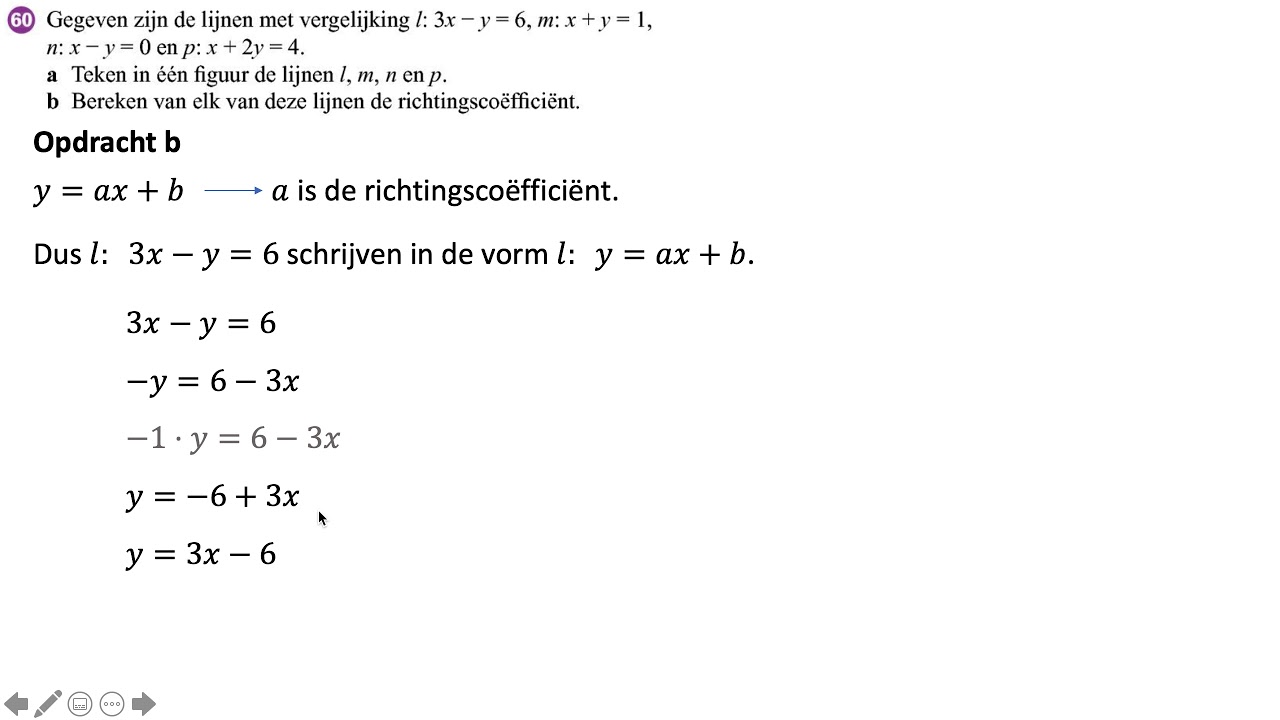 4 havo wiskunde A hoofdstuk 5 opgave 60b Getal en Ruimte editie 11