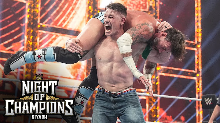John Cena vs. CM Punk | Undisputed WWE Championship Match: Night of Champions 2025 highlights