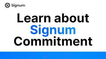 How to manage your Signa commitment
