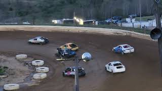 2024 fwd 4 cylinders heat race from Hidden Valley Speedway on Friday 4/26/24