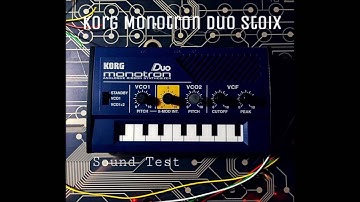 Korg Monotron Duo demo HQ