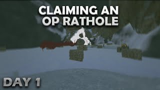 CLAIMING AN OP RATHOLE DAY 1! ARK MESA DUOS