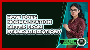 How Does Normalization Differ From Standardization?